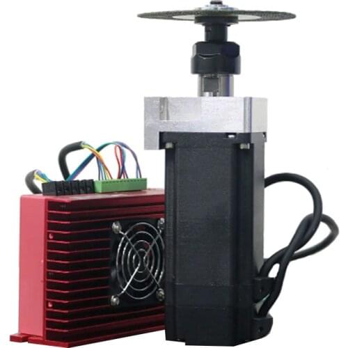 ER20 600W Brushless Closed-Loop Spindle Servo Driver Kit DC48V 1.3NM 3000Rpm Electric Spindle Polishing Machine