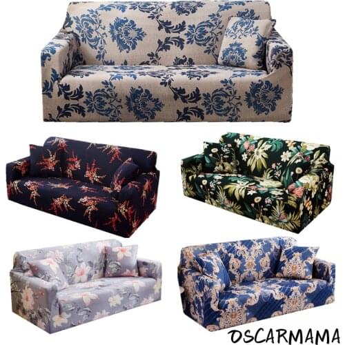 Pastoral Floral 1 2 3 Place Corner Sofa Chaise Longue Chair Cover Set Living Room Furniture Relax Armchair Case Home Decoration