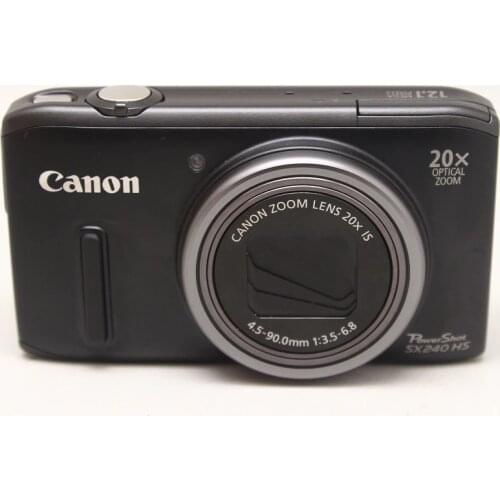USED Canon Powershot SX240 HS Digital Camera (12.1 MP, 20x Optical Zoom) 3.2 Inch LCD