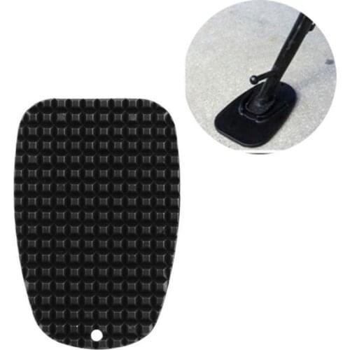 Portable Universal Motorcycle Bike Plastic Kickstand Pad Plate Base Bike Side Stand Grip Support Foot Pad Base Car Accessories