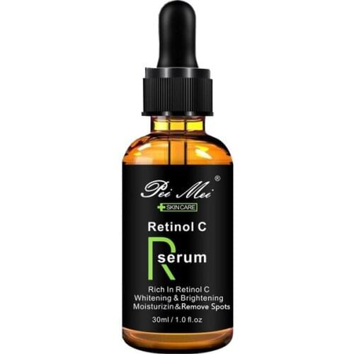Retinol C Serum Face Repair Skin Serum Remove Spots Fade Spots Facial Serum Whiten Brighten Skin Care Face Essence 30ml
