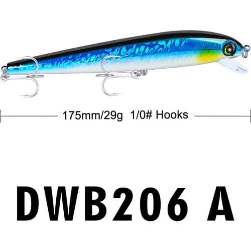 17.5cm 29g Minnow Fishing Lures Wobblers Fishing Tackle 3D Eyes Sinking Minnow Fishing Lure Crankbait