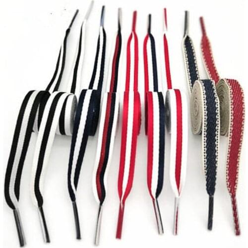 1Pair Colorful Laces Polyester Red Mixed Color Shoelaces 100cm Women Men Colorful Leather Sports Casual Chromatic Shoe Lace