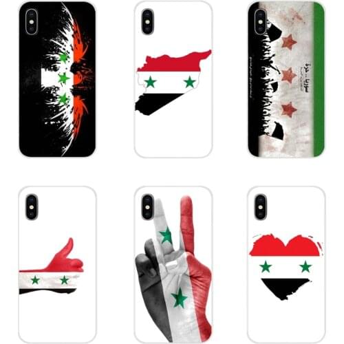 Syria syrian National flag For Xiaomi Redmi 4A S2 Note 3 3S 4 4X 5 Plus 6 7 6A Pro Pocophone F1 Accessories Phone Cases Covers