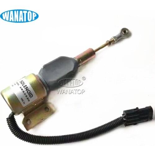 24V Shut Off Solenoid 3932530 3939701 SA-4756-24 SA-4891-24 for CUMMINS 4BT,6BT5.9 Hyundai digger