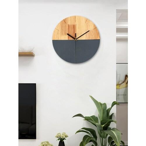 Modern Minimalist Art Creative Wall Clock Home Fashion Living Room Hanging Wall Clock