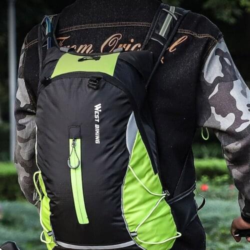 10L Bicycle Bag Ultralight Breathable Portable Bike Bag Reflective Waterproof Sports Climbing Pouch Cycling Backpack