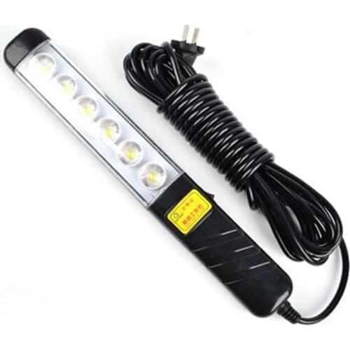 220V Shatter-resistant strong magnetic waterproof large lens LED inspection lamp auto repair lamp LED work lamp repair lamp