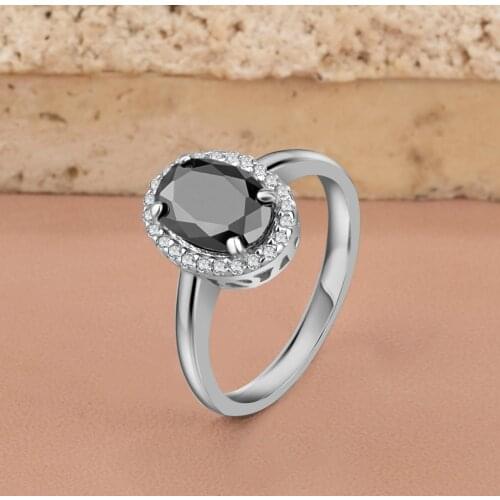Womans Rings With Zircon Stone Sterling Silver 925 Woman Jewelry High Quality Handmade