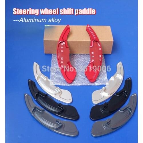 2pcs Aluminum Steering Wheel Shift Paddle Shifter Extension For Honda Civic 2017-19
