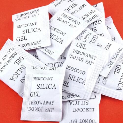 50/100 Packs Non-Toxic Silica Gel Desiccant Damp Moisture Dehumidifier For Kitchen Room Living Absorber Bag Clothes Food Storage