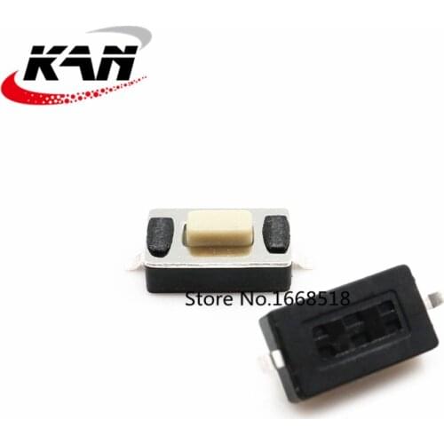 50Pcs 3*6*2.5 SMD 2pin Touch Microswitch Tact Switch Push Button Switch for Car Remote Control LCD