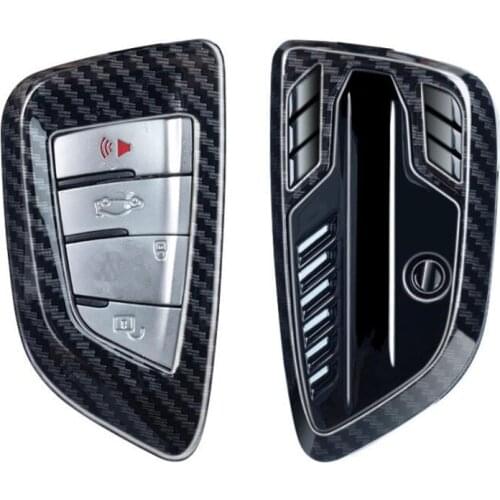 ABS Fashion Car Key Cover Case For BMW X5 F15 X6 F16 G30 7 Series G11 X1 F48 F39 Auto Smart Remote Fob Case Keychain