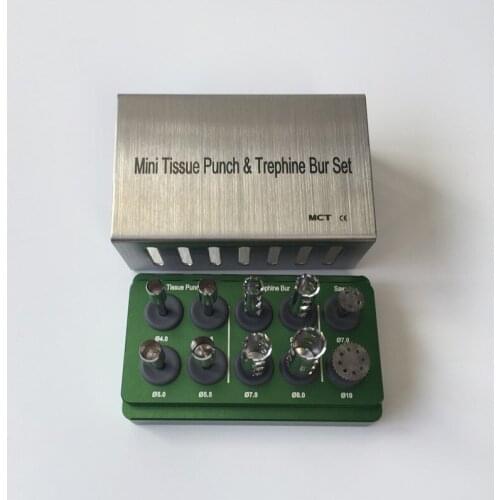 Promotion CE Approved Korea Original TAT-02 Mini Tissue Puch ＆ Trephine Bur ＆ Saw Set