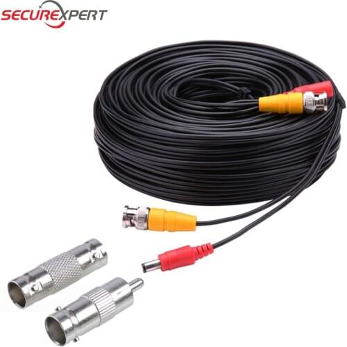 50M BNC CCTV accessory BNC Video Power Cable 5M 10M 15M 20M 30M 40M 50M for Analog AHD CCTV Surveillance Camera security system