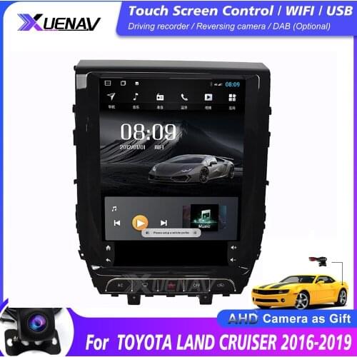 Car GPS Navigation Stereo DVD Player For TOYOTA LAND CRUISER 2016 2017 2018 2019 Carplay Multimedia Player Head Unit