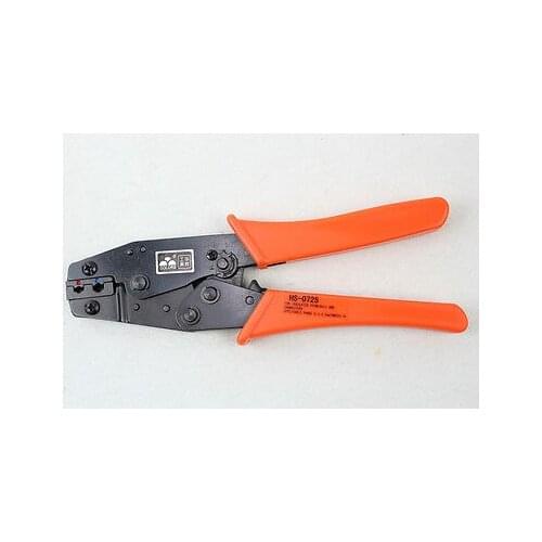 For Insulated Terminals Ratchet Crimping Plier AWG 22-14 0.5-2.5mm HS-0725 QC