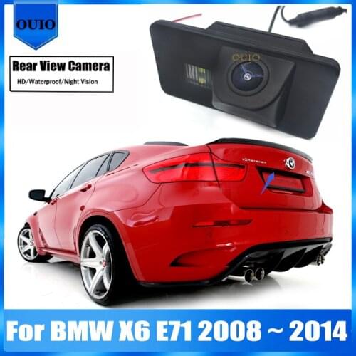 HD rear view camera For BMW X6 E71 2008 2009 2010 2011 2012 2013 2014 Night Vision Waterproof Backup Parking Reversing Camera