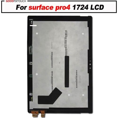 AAA Quality For surface pro4 1724 LCD Display Panel With Tablet Touch Screen Digitizer Assembly Replacement Parts