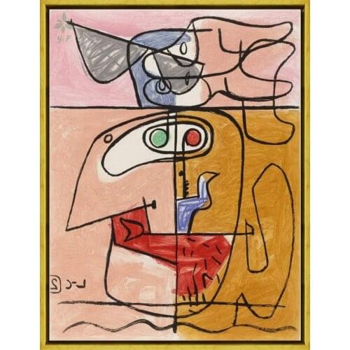 Le Corbusier Print On Canvas Famous Paintings Fine Art Wall Decor