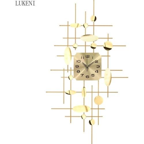 Living Room Fashion Creative Quiet Clock Household Dining Room Atmosphere Modern Light Luxury Decorative Wall Clock