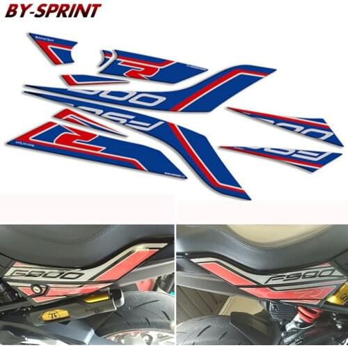 NEW F900R Motorcycle 3D Gel Fairing Sticker Kit Rear Seat Edge Paint Protector Decals Sticker For BMW F900 R f900r 2020