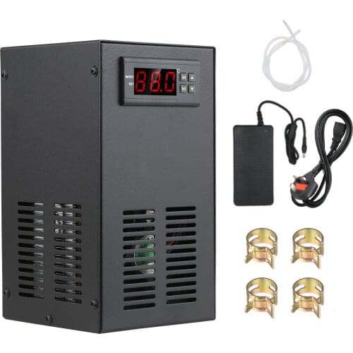 Aquarium Chiller Aquarium Cooler LCD Display Quiet Fish Tank Cooling System 20L for Fish Water Grass Coral Shrimp Farming