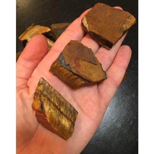 Wholesale 1 Pcs Rough Raw Golden Tiger Eye Rough Stones- Natural Crystals for Tumbling, Wrapping, Polishing, Reiki,Size 30-40mm