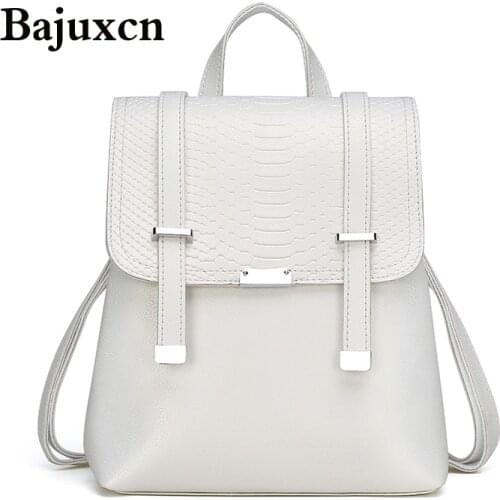 Luxury ladies backpack 2020 new snake pattern bag high quality multifunctional student schoolbag designer design travel bag