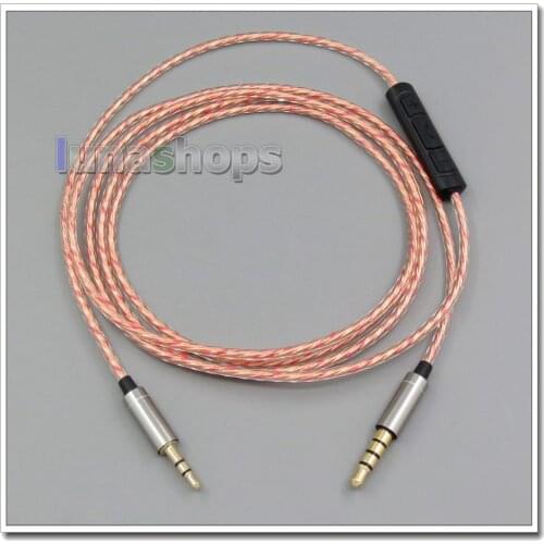 LN005397 3.5mm-2.5mm male Cable + Remote Mic for AKG Y50 Y40 Y55 K845BT K840KL headphones
