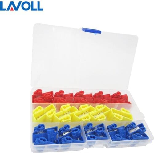 Wire connector quick wiring connector wire terminals wiring connector three type 40 pcs one set with case conectores electricos