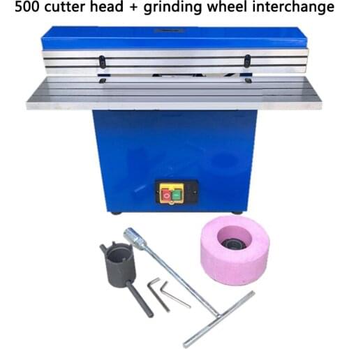 Flat cutter chamfering machine high-power desktop dual-purpose chamfering machine flat grinding wheel cutter interchange 380V