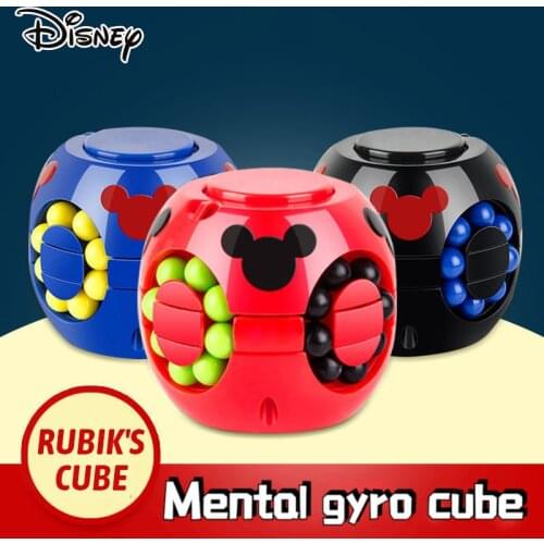 Strange-shape Mickey Magic Cube Brainpower Toy Antistress Fingers Gyro 360 Degree Rotation Hamburger Birthday Gift For Children