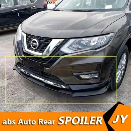 For Nissan X-Trail Body kit spoiler 2017-2020 X-Trail Rogue ABS Rear lip rear spoiler front Bumper Diffuser Bumpers Protector