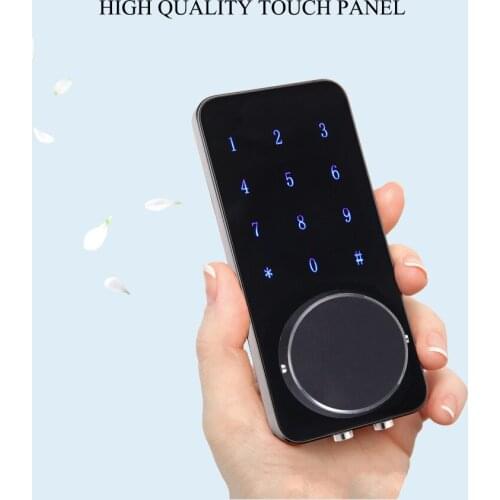 Zinc Alloy Electronic Touch keypad Password Lock Door Lock Smart Bluetooth remote control lock support Password/APP/ key