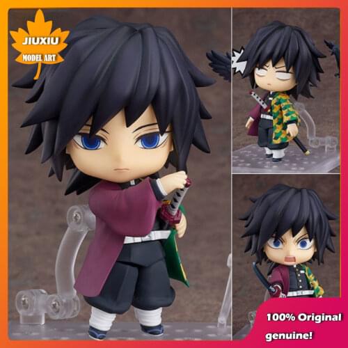 100% Original: Demon Slayer Tomioka Giyuu Q version figma PVC Action Figure Anime Figure Model Toys Figure Collection Doll Gift