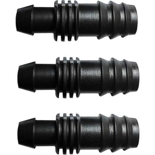 20Pcs 12mm to 16mm Barbed Hose Straight Connector Garden Irrigation System Pipe Quick Coupling Fittings