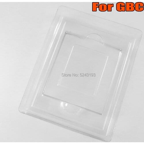 3pcs FOR GBC Insert Inner Tray Inlay case for Game boy Gameboy Color GBC Clear Plastic Cardboard Cartridge Cases Boxes