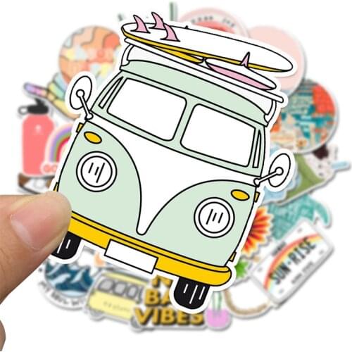 35Pcs/pack VSCO Vinyl Stickers Girl Essential Stuff for Water Bottles Stickers Suitable for Luggage Laptop Trendy Decals Sticker