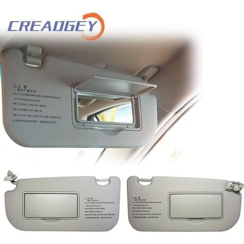 852011F010EZ 852011F010 852021F010 Car Inner Sunvisor Sunshield For KIA Sportage 2005-2010 Interior Sun Shade Board With Mirror