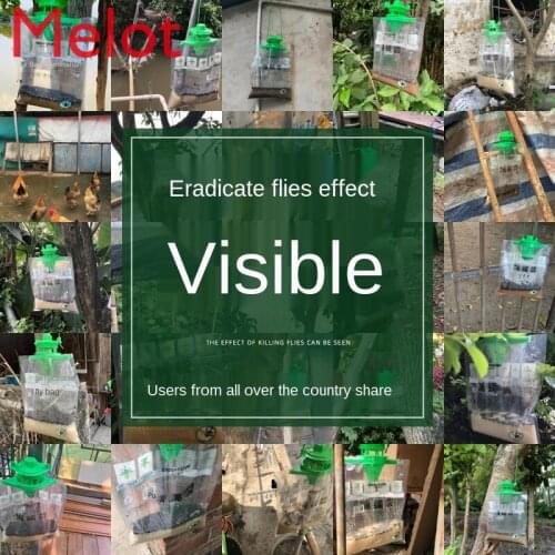 Marvelous Nullinsect Catcher Household Fly Catching and Sweeping Farm Outdoor Fly Killer Bag Catcher Automatic Fly-Killing Lamp