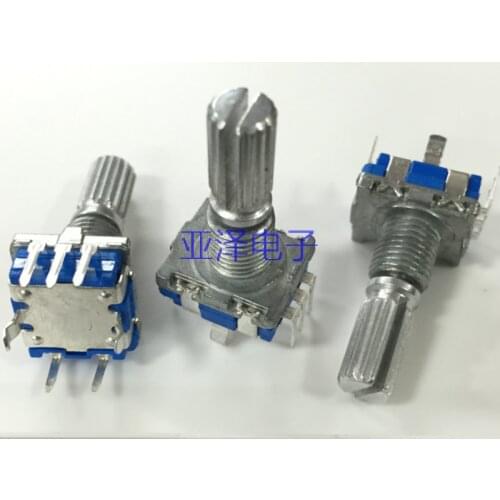 EC11 digital pulse potentiometer 20 potential 20 pulse serrated axis 20MM free shippping