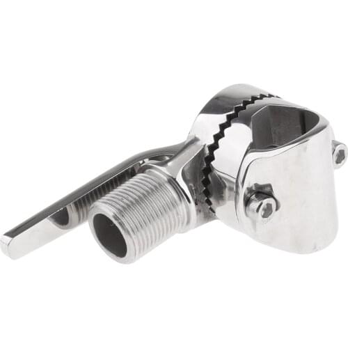 Boat 316 Stainless Steel Dual Axis Adjustable Base Mount for 7/8 inch or 1 inch Marine Antennas