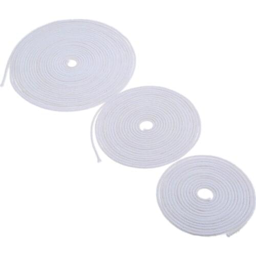 1Pc 4m/6m/10m Braided Cotton Core Candle Making Lamp Wicks for Mellow Full Plump Villus Oil Burner Kerosene Lamps Alcohol Light