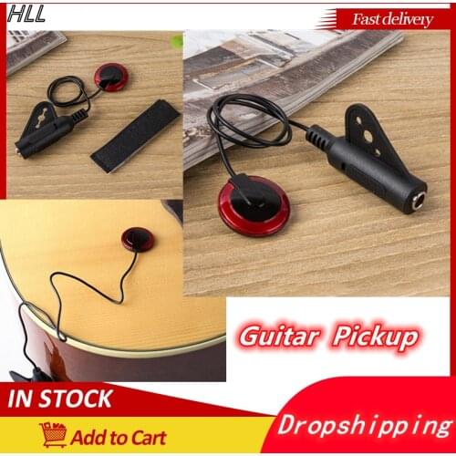 Guitar Pickup Professional Piezo Contact Microphone Pickup For Guitar Violin Instrument Classical Guitars Accessories Folk Parts