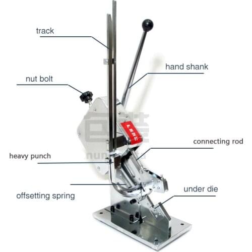 GU-50 Sausage ham Dotter Manual Tying Packer Sausage Cutter U-shaped Bags for Supermarket Packaging Food Machine Sealing Machine