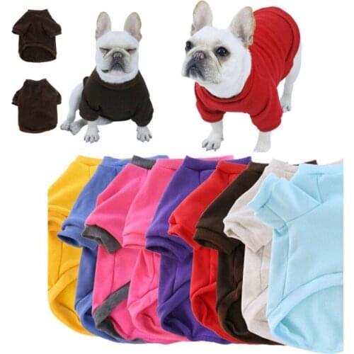 Pet Dog Costume Fashion Pet Coat Cotton Soft Pullover Dog Shirt Jacket Sweatshirt Cat Hoodie Pets Clothing Outfit