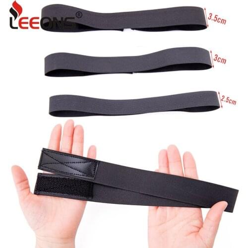 Leeons 60/65Cm Elastic Headband With Velcro 2.5Cm 3Cm 3.5Cm Width Adjustable Elastic Velcro Edge Grip Band For Hair Wig