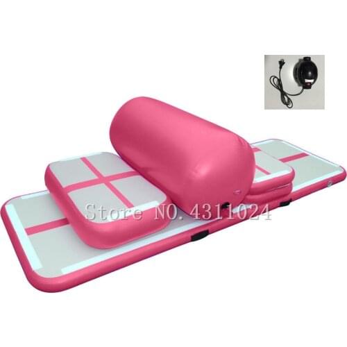 Inflatable Gymnastics Air Track Set Tumbling Mat Air Track Floor Mats with Electric Air Pump for Home Use/Training/Cheerleading