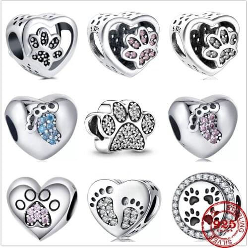 New Original 925 Silver Bracelets Accessories Charm Bead fit Pandora charms silver 925 beads Bracelet for women DIY Jewelry Gift